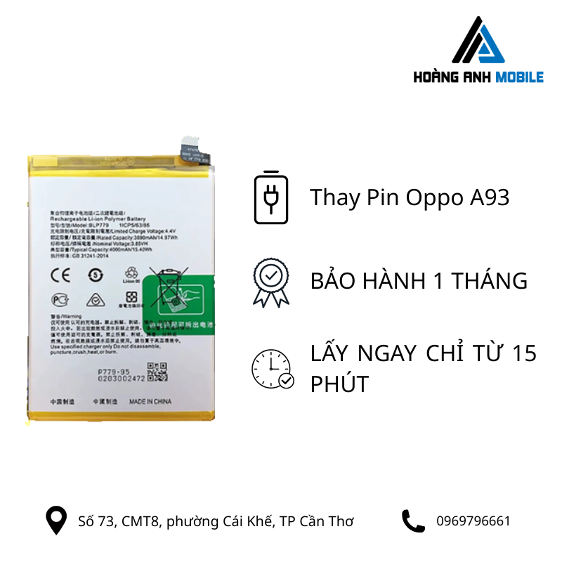 Thay Pin Oppo A93