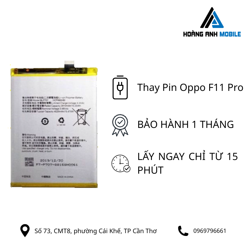 Thay Pin Oppo F11 Pro
