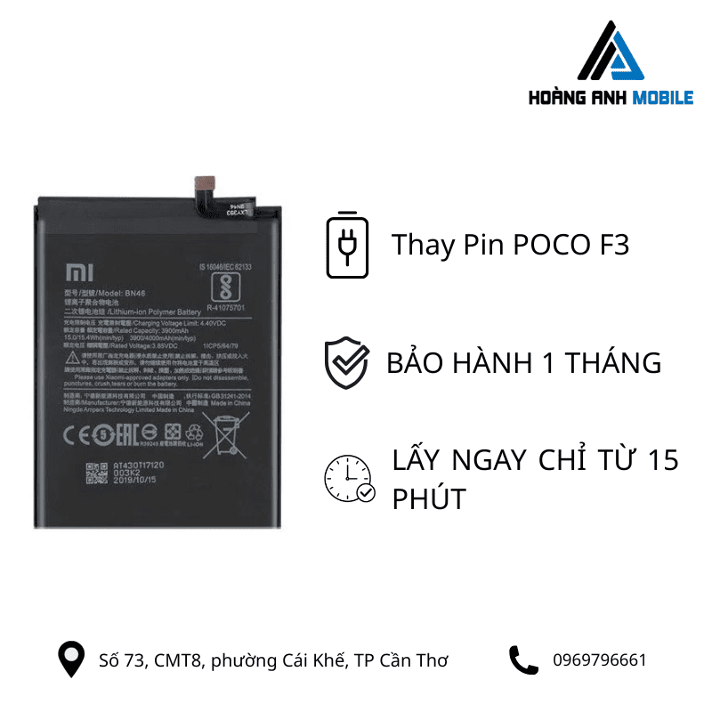 Thay Pin POCO F3
