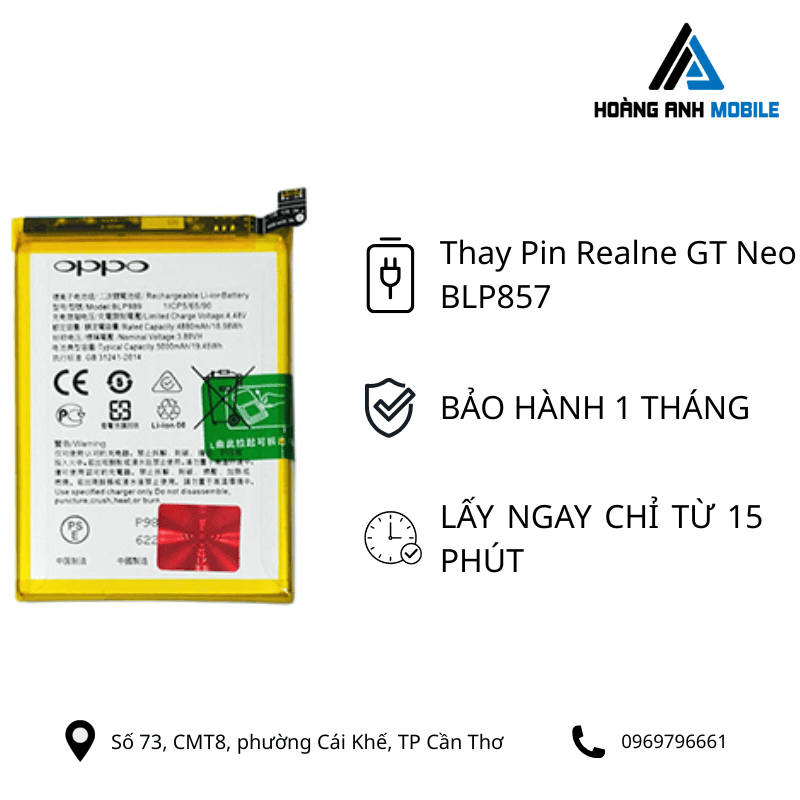 Thay Pin Realne GT Neo BLP857