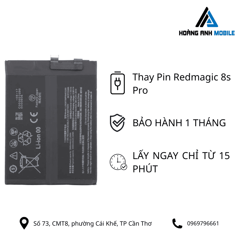Thay Pin Redmagic 8s Pro