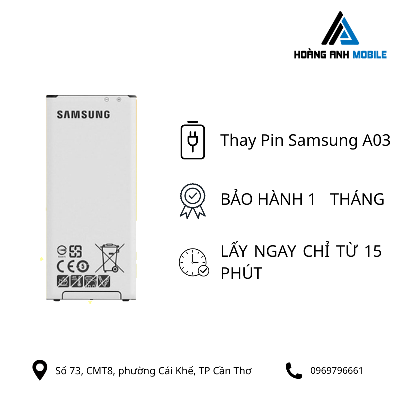Thay pin Samsung A03