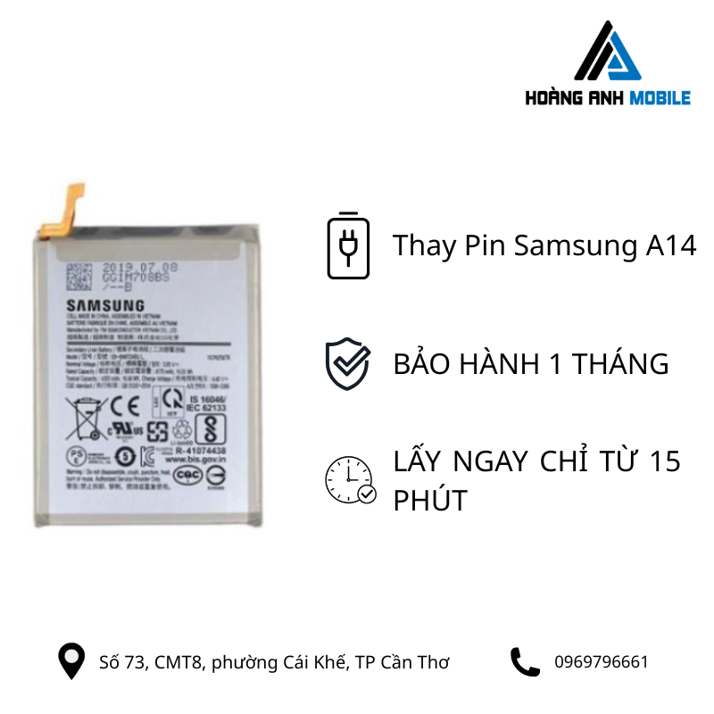 Thay Pin Samsung A14
