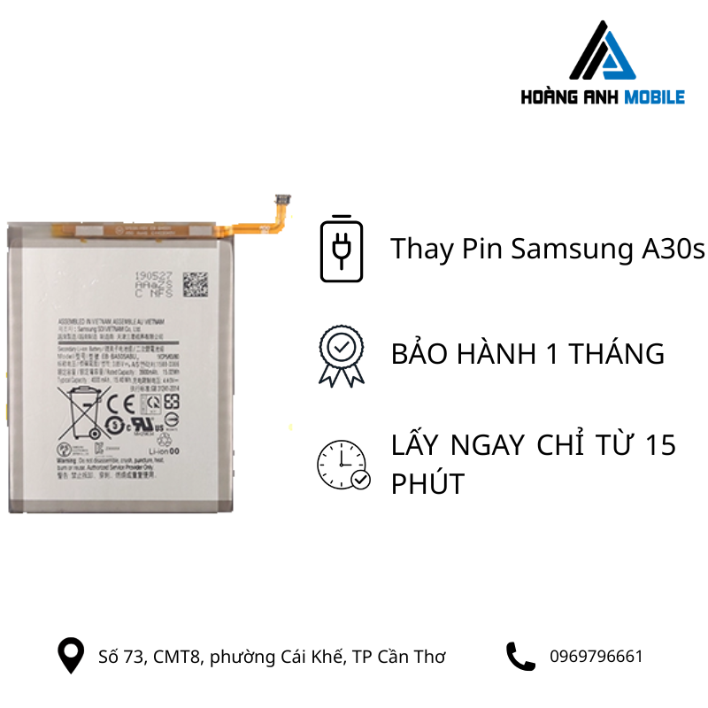 Thay Pin Samsung A30s