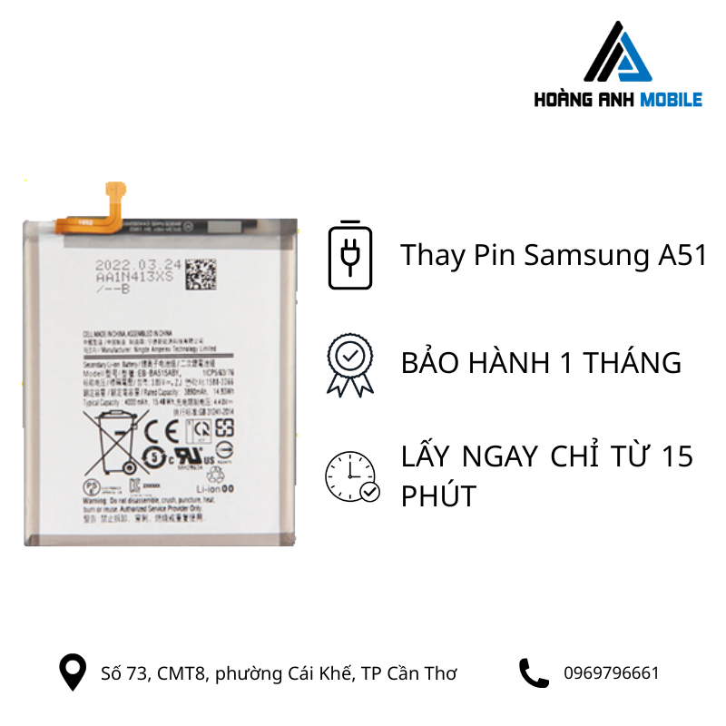 Thay Pin Samsung A51
