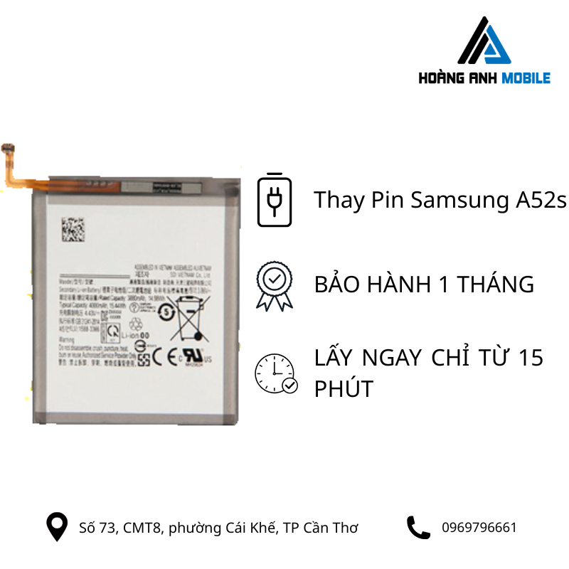 Thay Pin Samsung Galaxy A52s