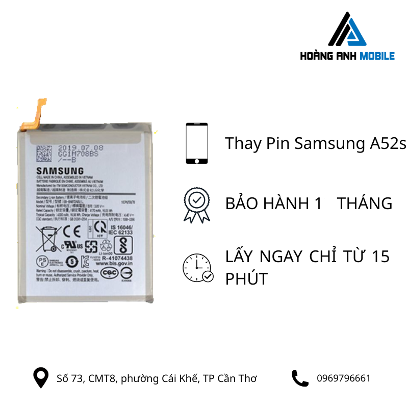 Thay Pin Samsung A52s