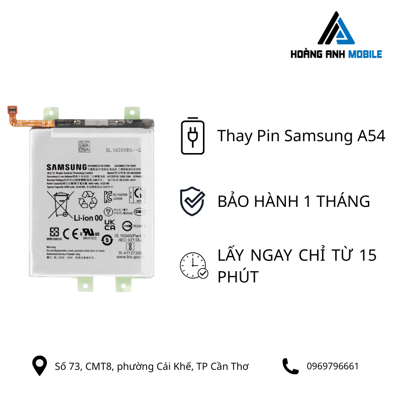 Thay Pin Samsung A54