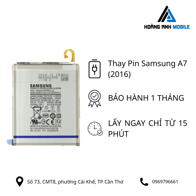 Thay Pin Samsung A7 2016