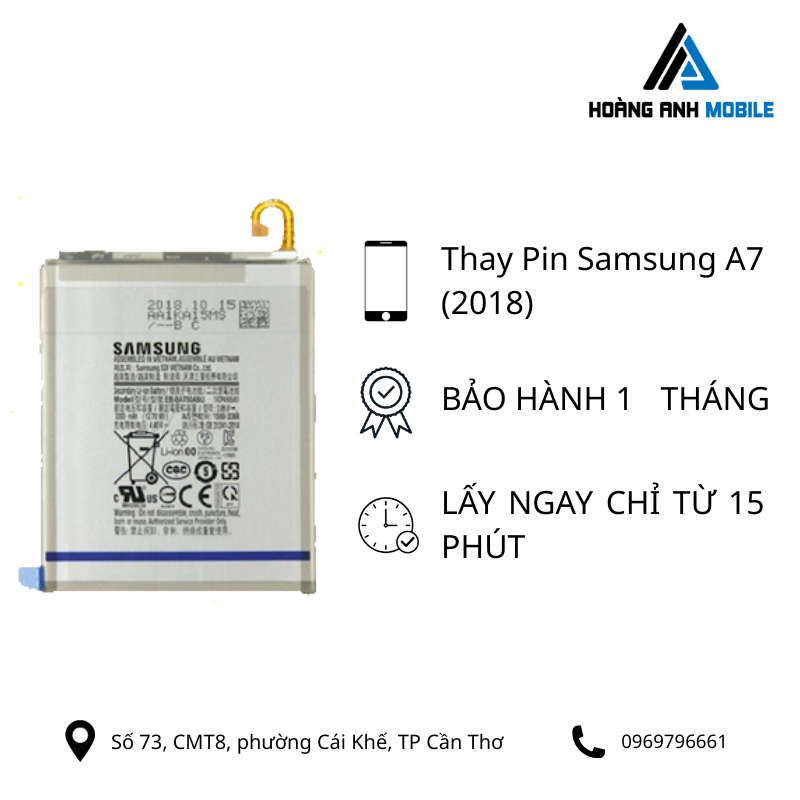 Thay Pin Samsung A7 (2018)