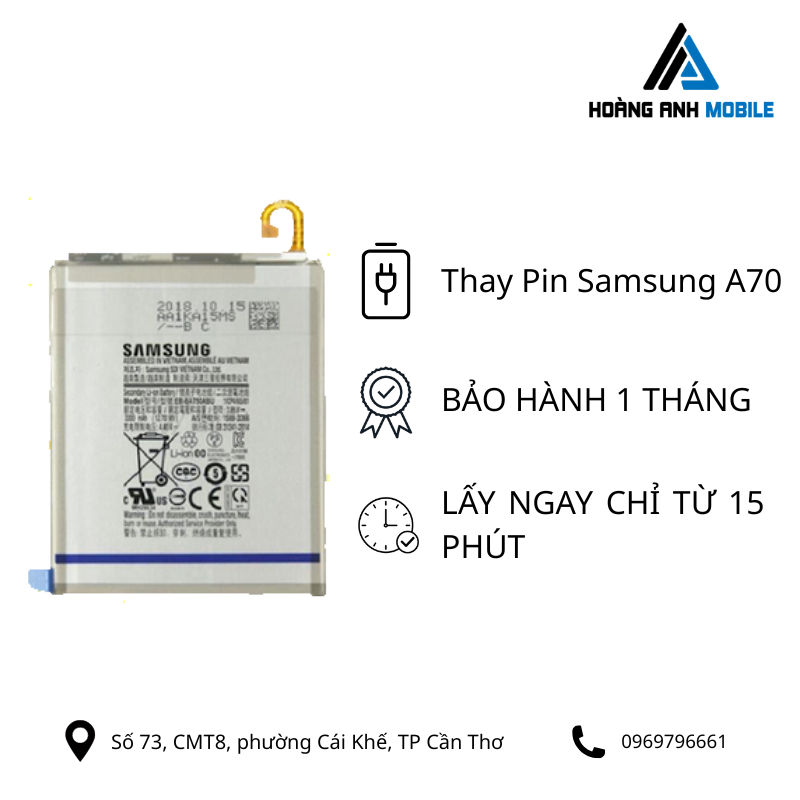 Thay Pin Samsung A70