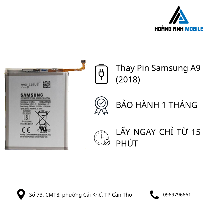 Thay Pin Samsung A9 (2018)