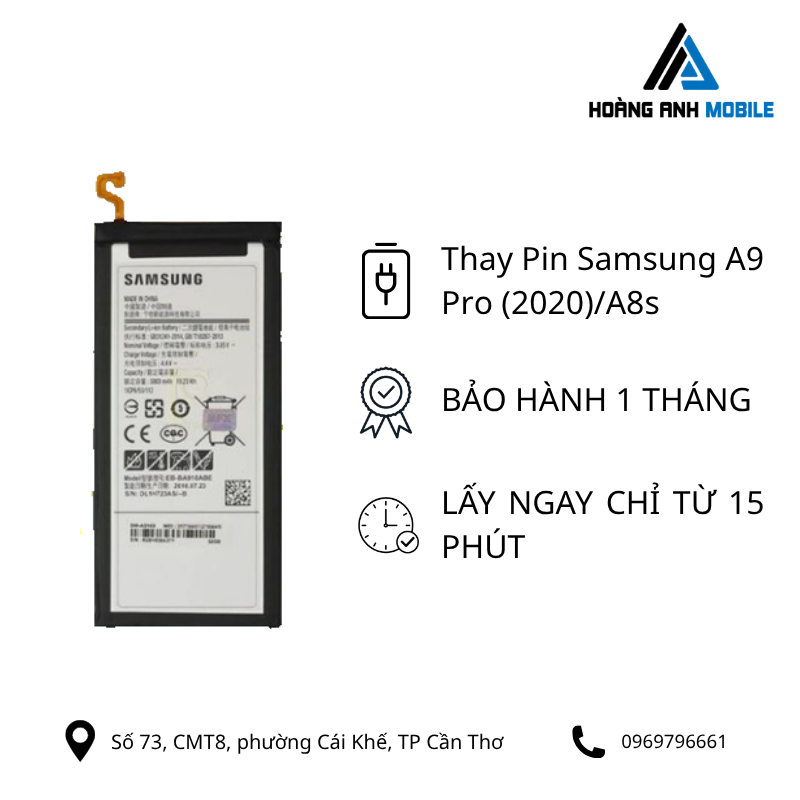 Thay Pin Samsung A9 Pro (2020)/ A8s