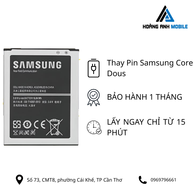 Thay Pin Samsung Core Dous