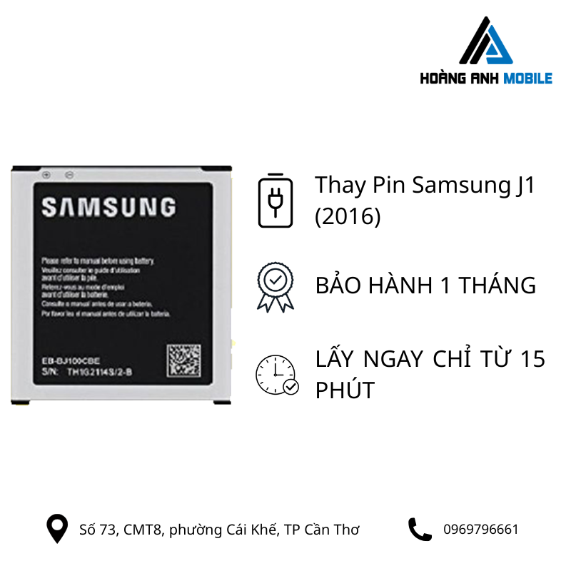 Thay Pin Samsung J1 (2016)