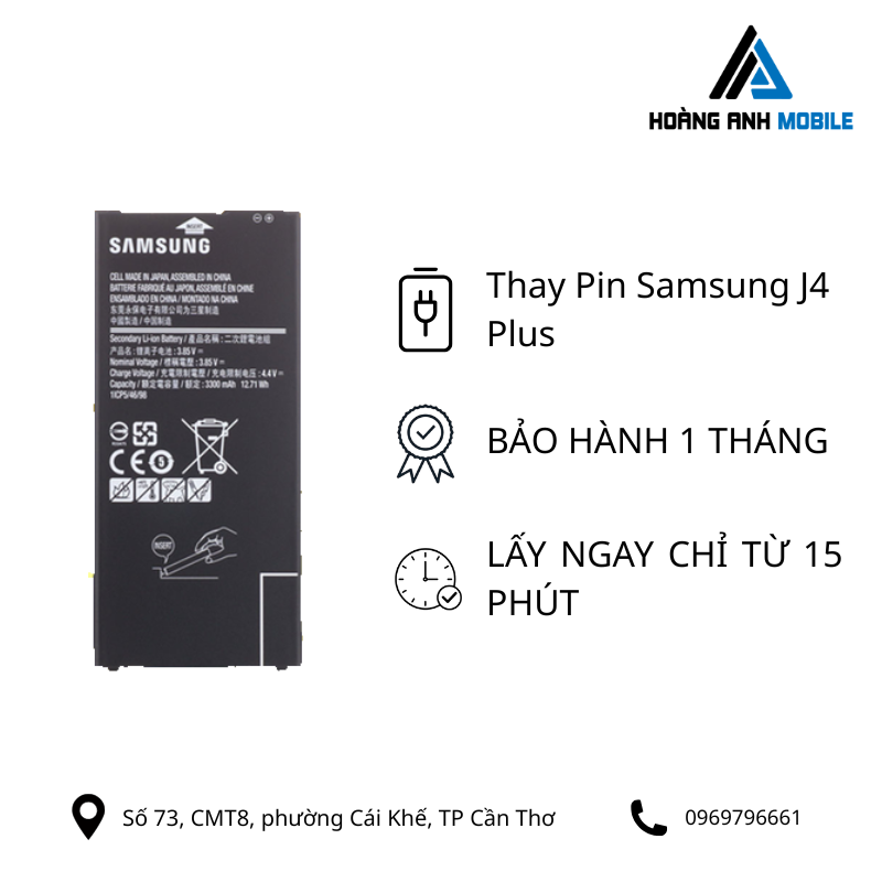Thay Pin Samsung J4 Plus