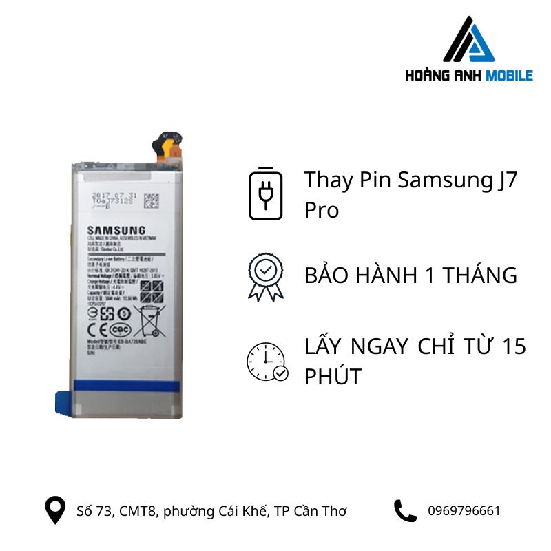 Thay Pin Samsung J7 Pro