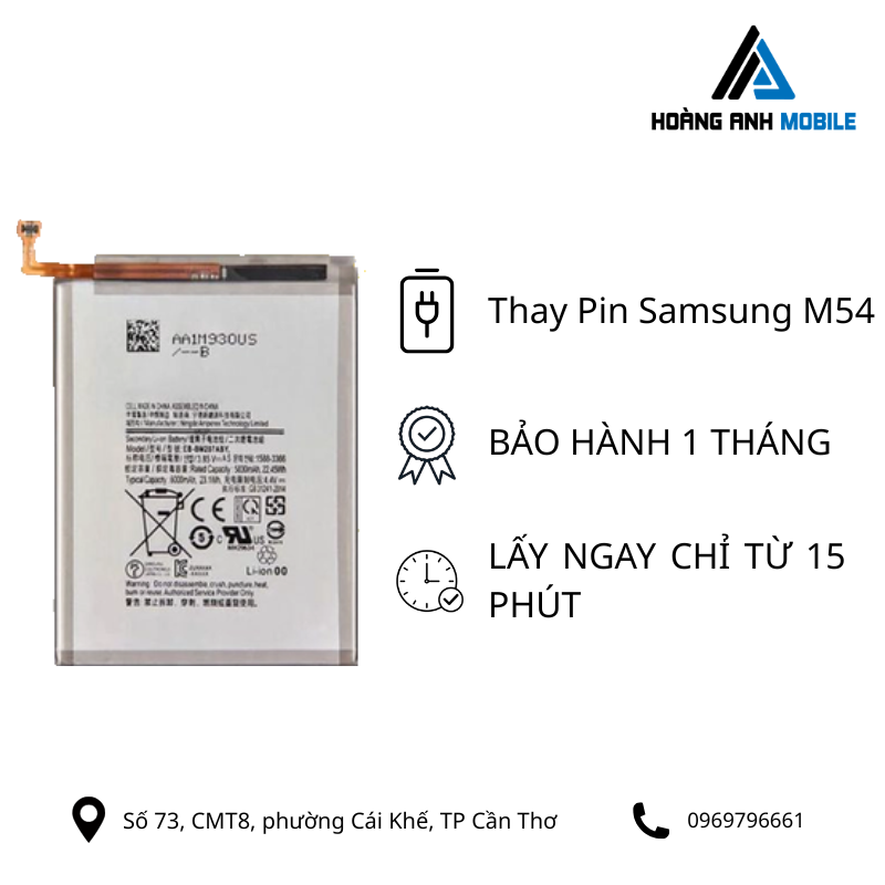 Thay Pin Samsung M54