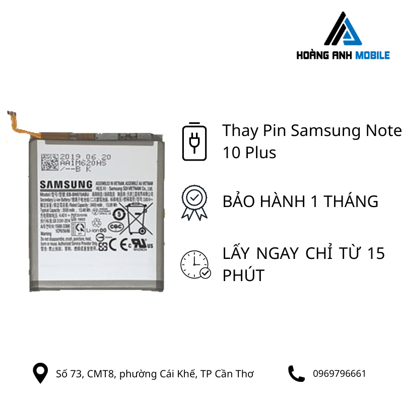 Thay Pin Samsung Note 10 Plus