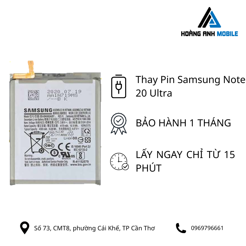 Thay Pin Samsung Note 20 Ultra