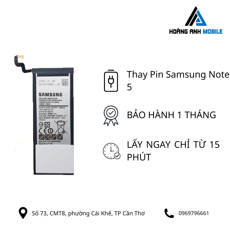 Thay Pin Samsung Note 5