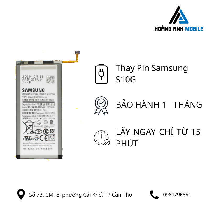 Thay Pin Samsung S10G