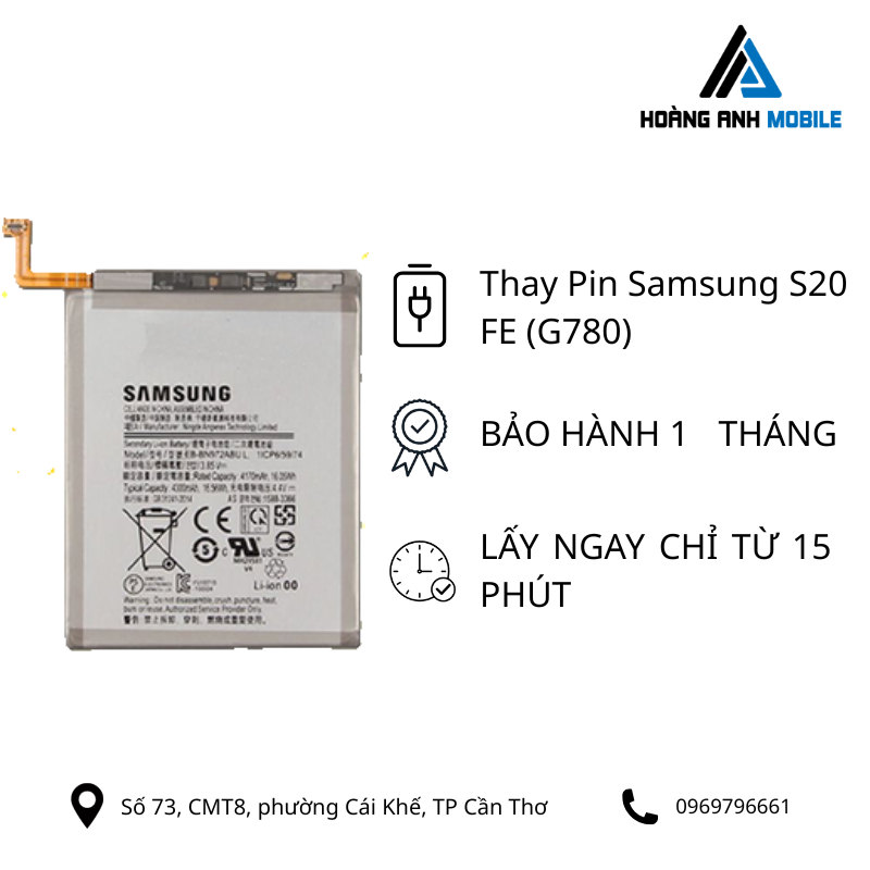 Thay Pin Samsung S20 FE (G780)