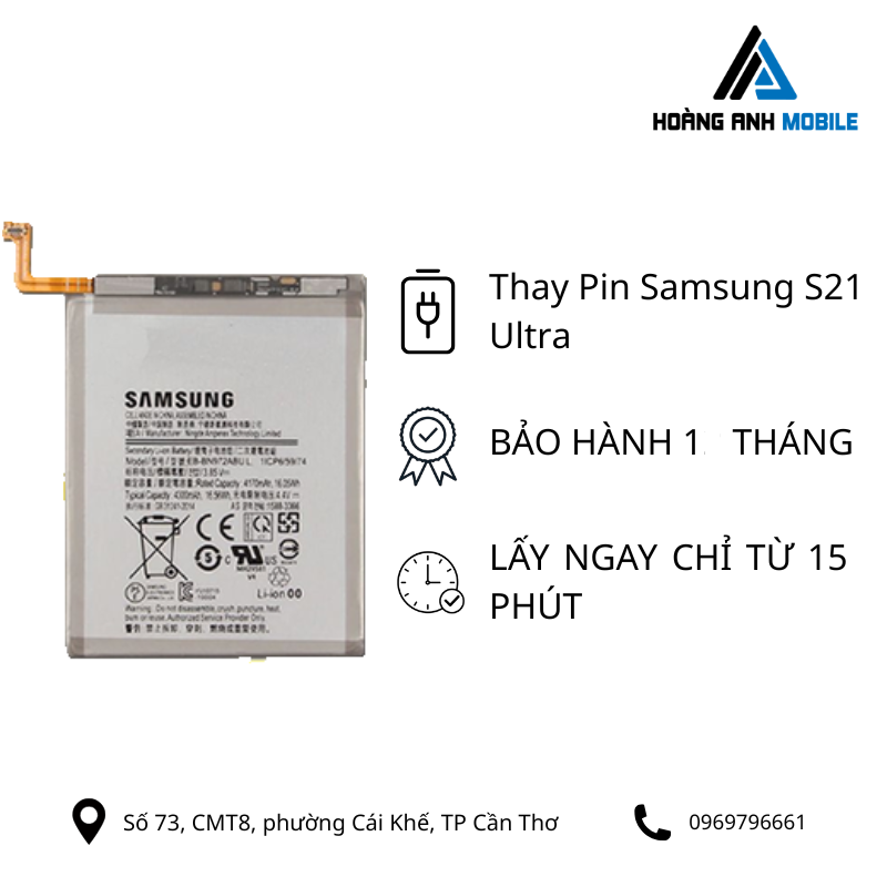 Thay Pin Samsung S21 Ultra