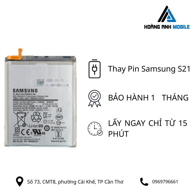 Thay Pin Samsung S21