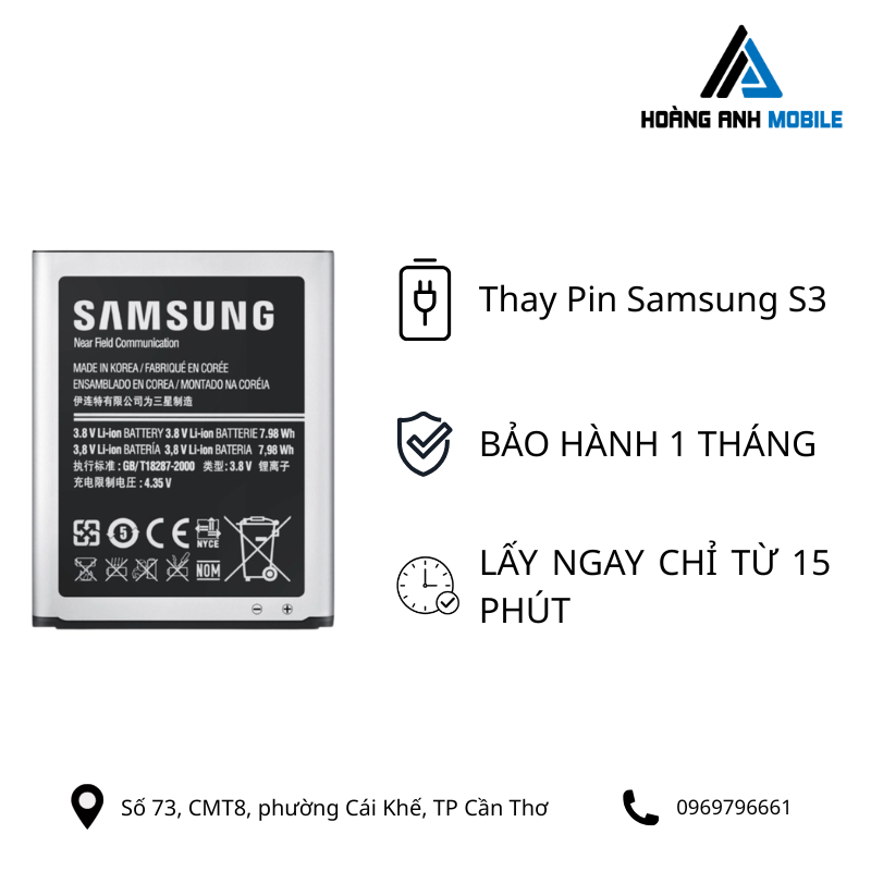 Thay Pin Samsung S3