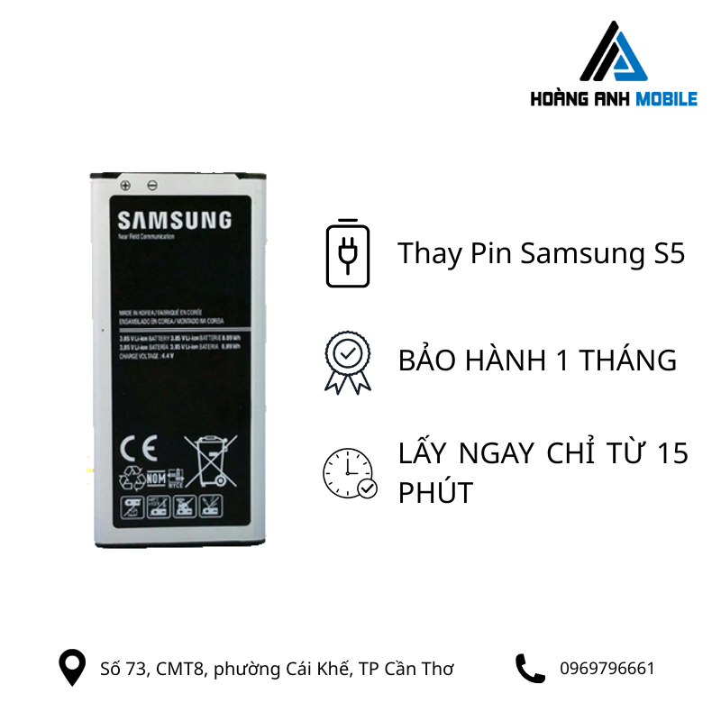 Thay Pin Samsung S5