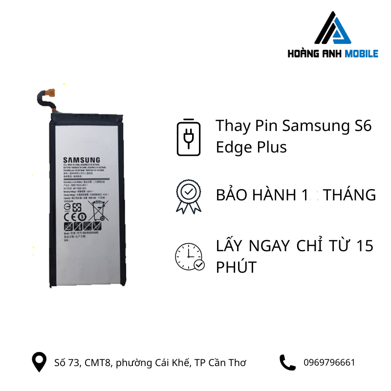 Thay Pin Samsung S6 Edge Plus