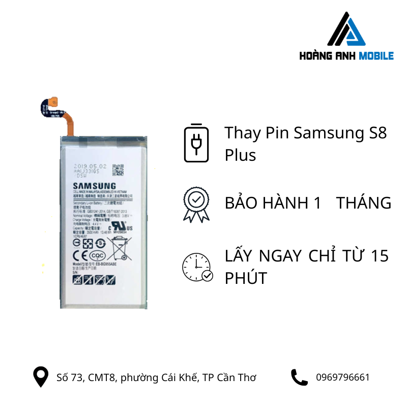 Thay Pin Samsung S8 Plus