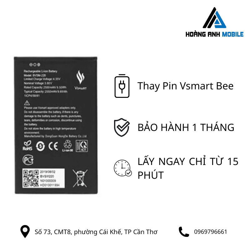 Thay Pin Vsmart Bee