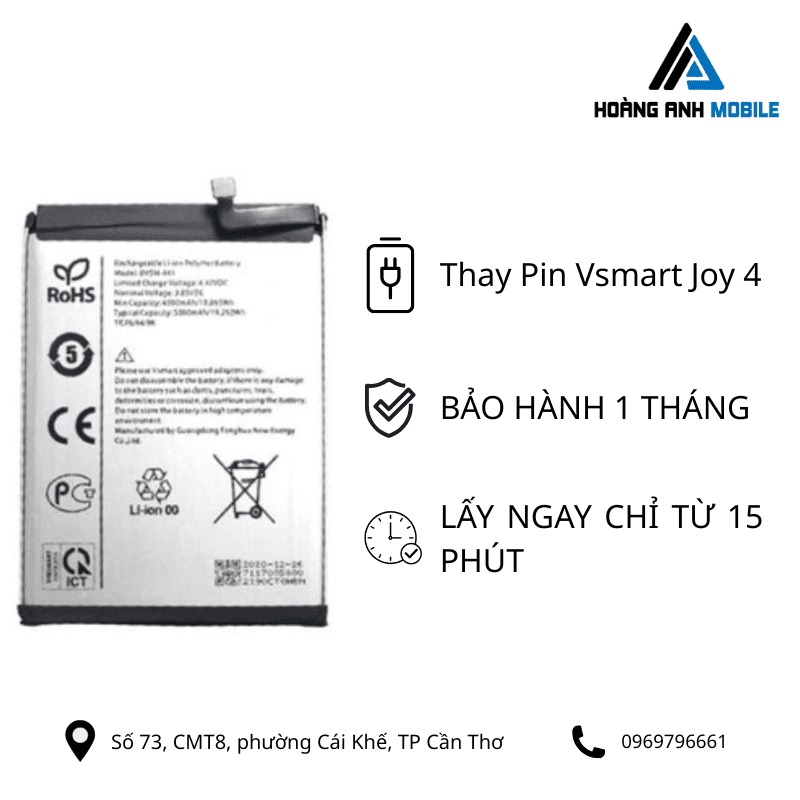 Thay Pin Vsmart Joy 4