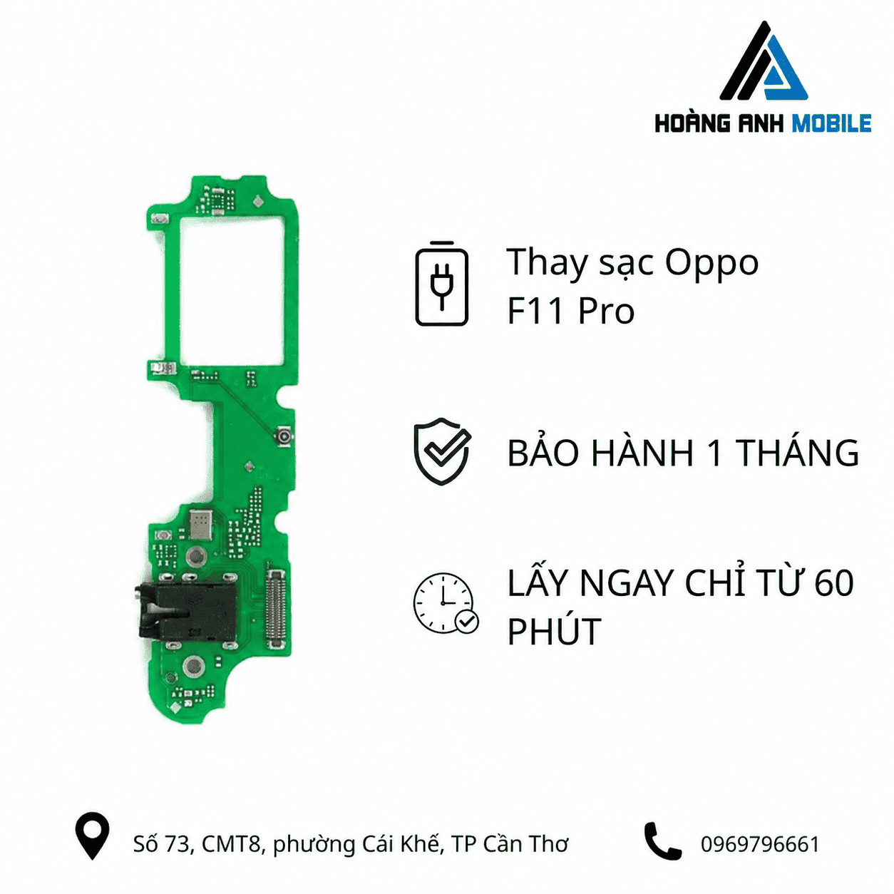 Thay sạc Oppo F11 Pro