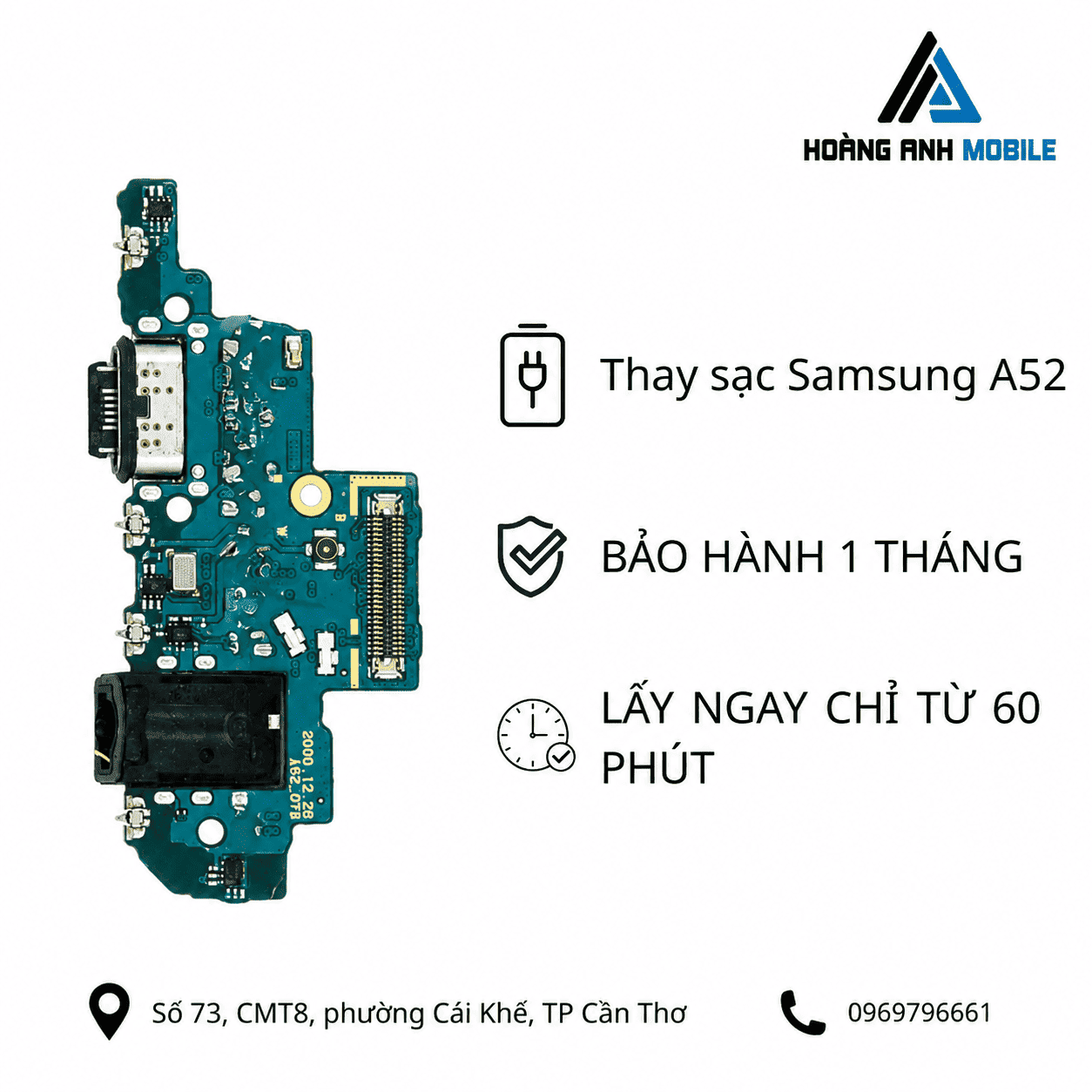 Thay sạc Samsung A52