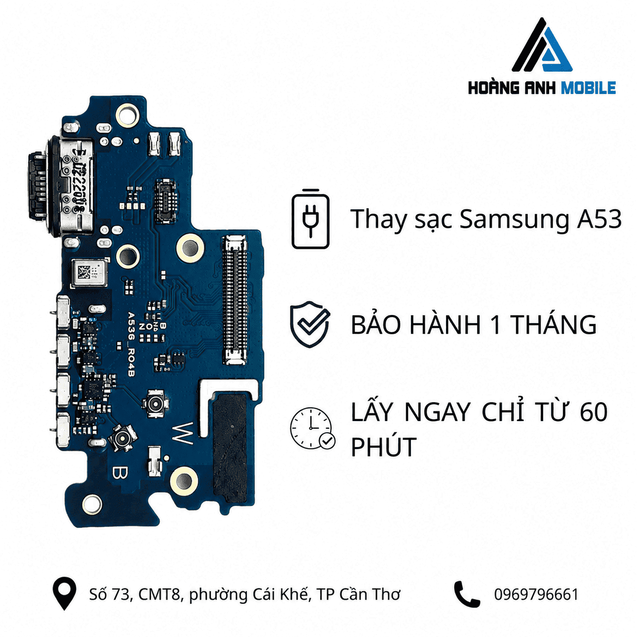 Thay sạc Samsung A53