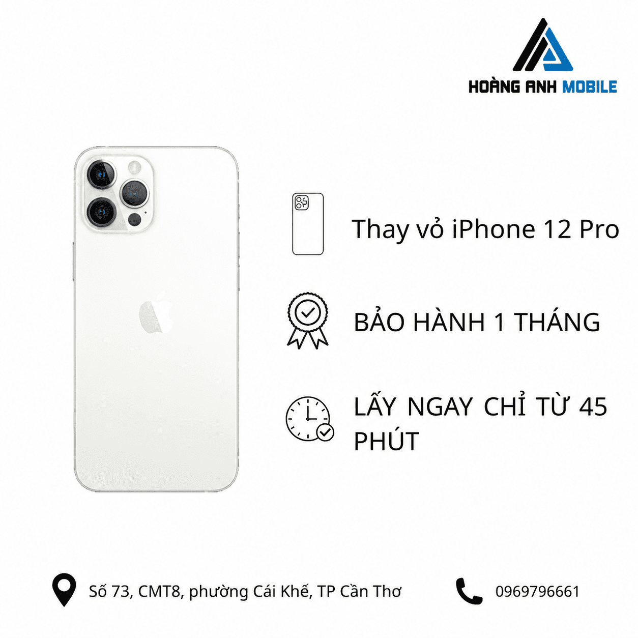Thay vỏ iPhone 12 Pro
