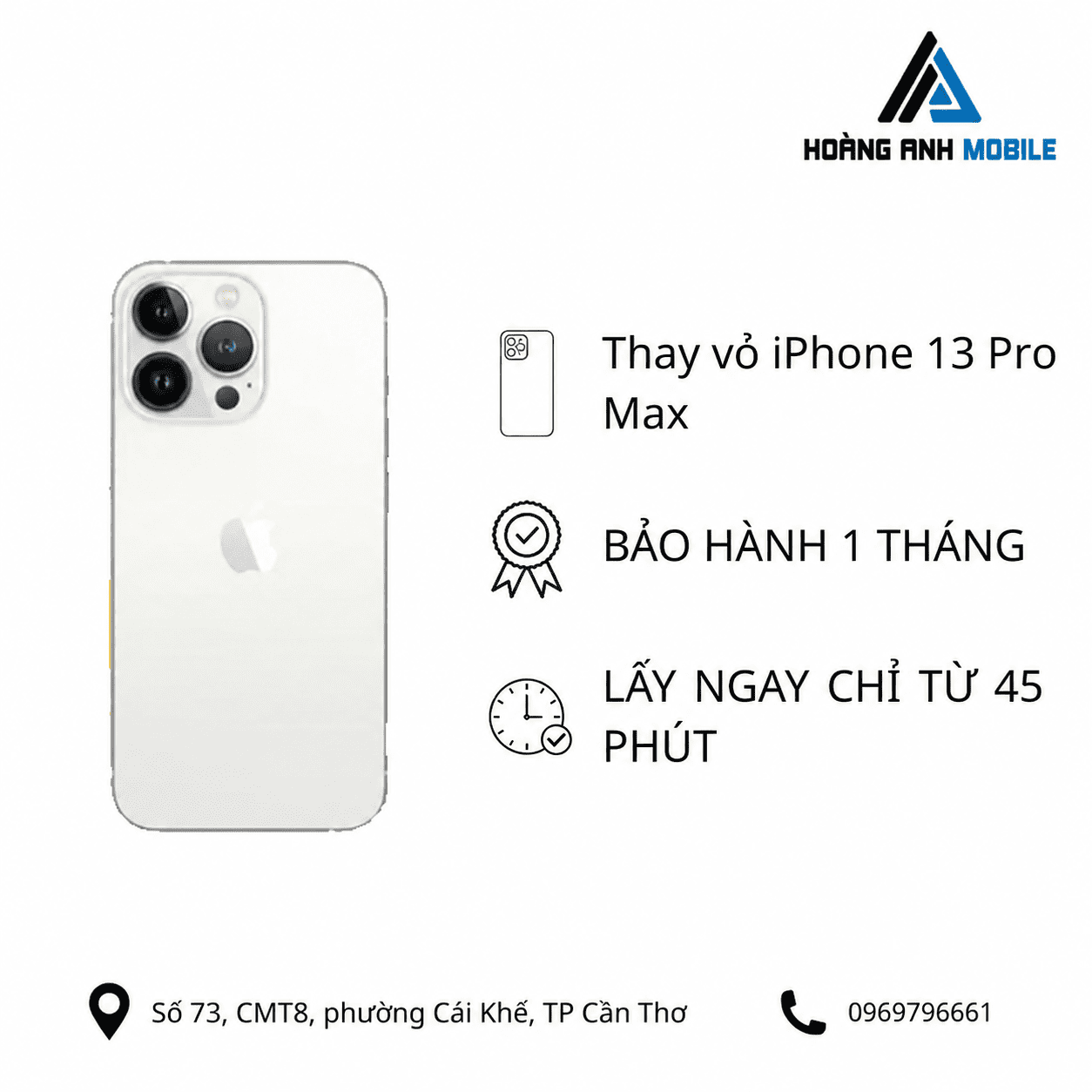 Thay vỏ iPhone 13 Pro Max