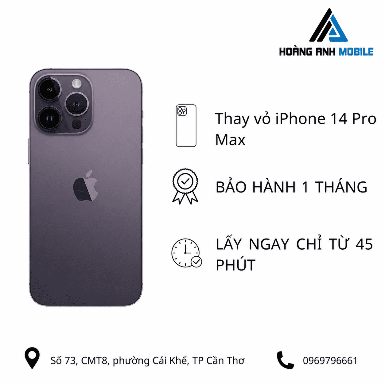 Thay Vỏ iPhone 14 Pro Max