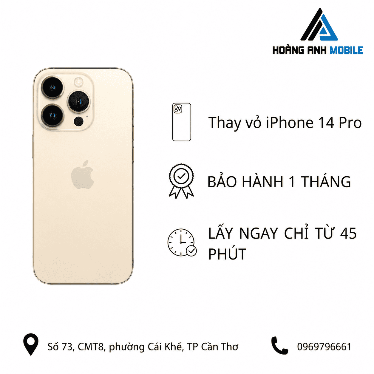 Thay Vỏ iPhone 14 Pro