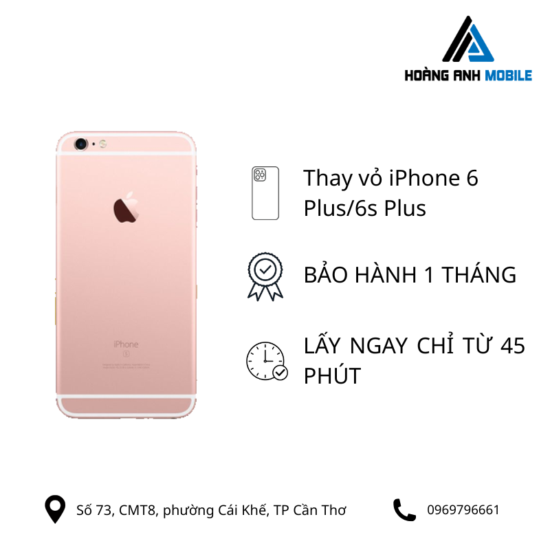 Thay vỏ iPhone 6 Plus/6s Plus