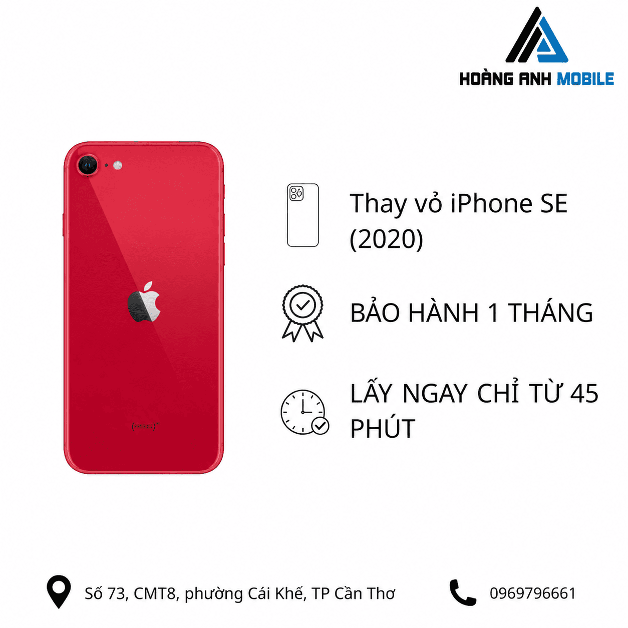 Thay vỏ iPhone SE (2020)
