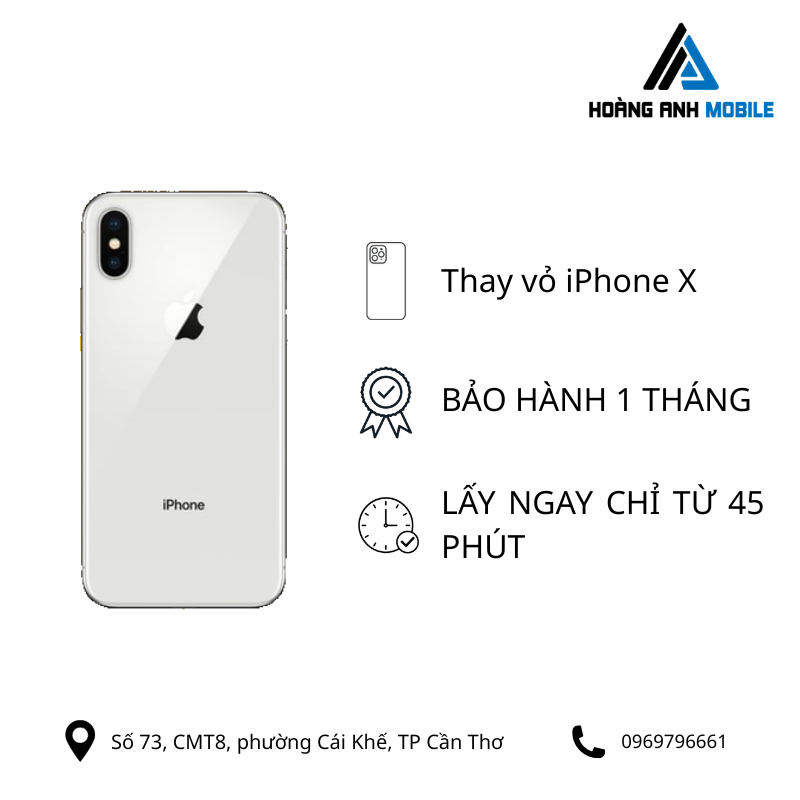 Thay vỏ iPhone X