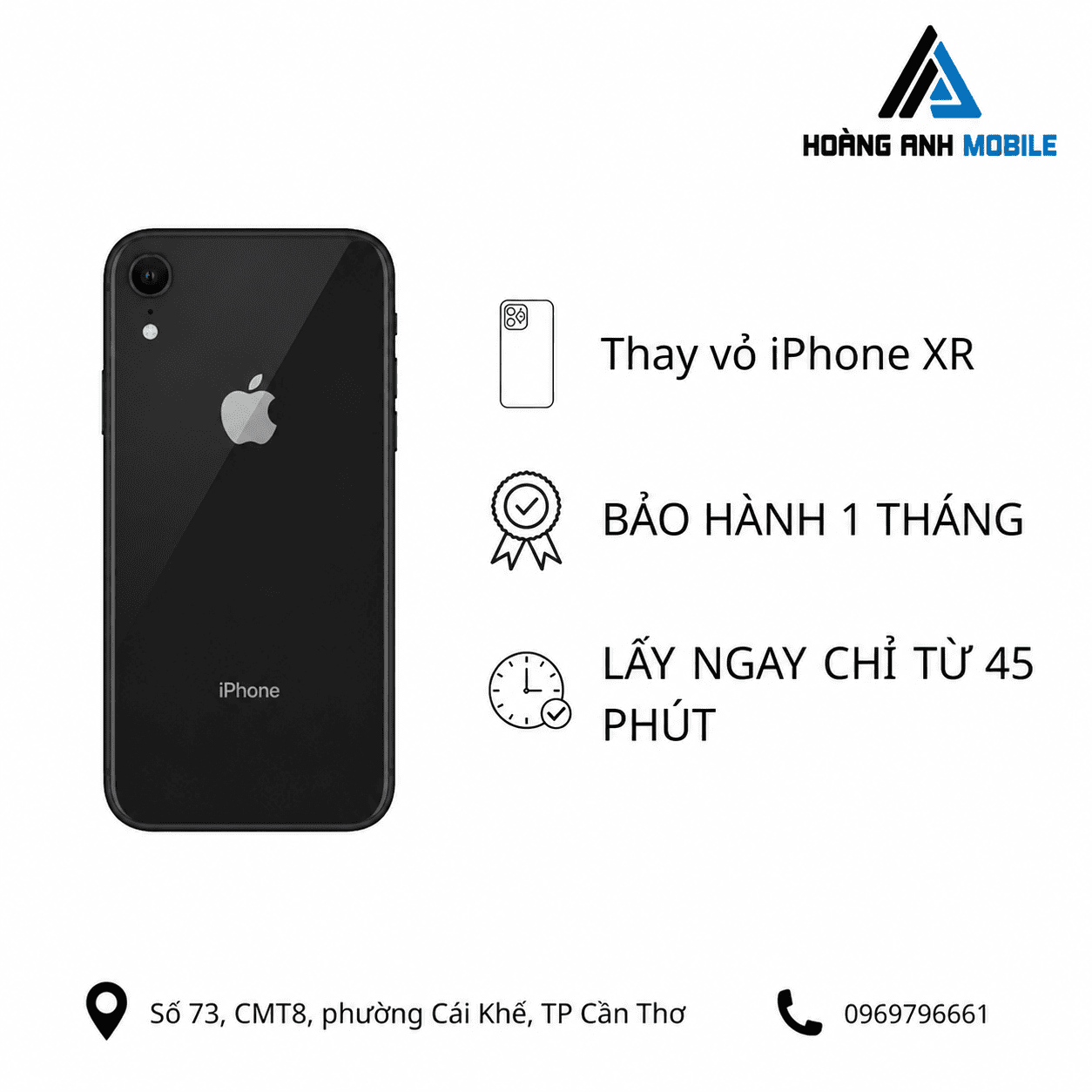 Thay vỏ iPhone Xr