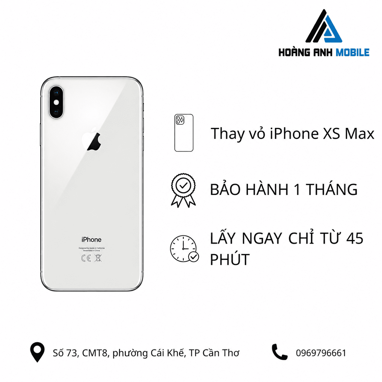 Thay vỏ iPhone XS Max