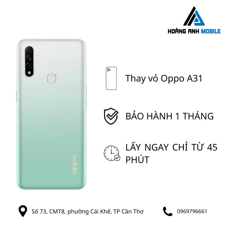 Thay vỏ Oppo A31