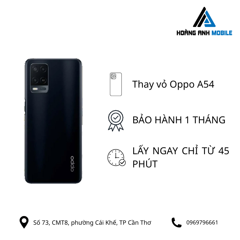 Thay vỏ OPPO A54