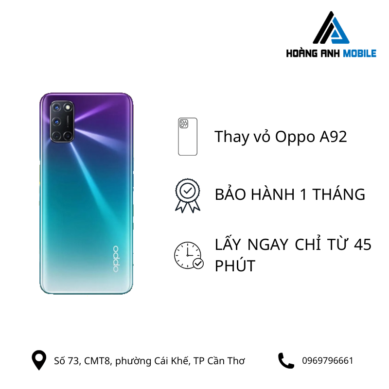 Thay vỏ OPPO A92